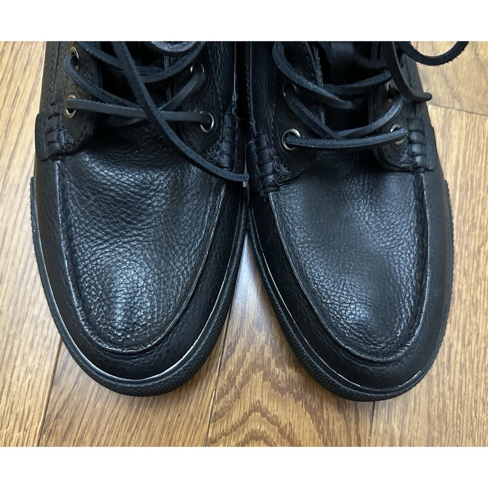 Polo Ralph‎ Lauren Tavis High Top Sneakers Men's 9D Black - Picture 7 of 8
